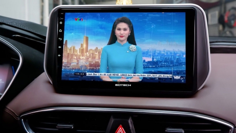 Màn hình DVD Android liền camera 360 Hyundai Santafe 2019 - 2020 | Gotech GT360 Plus
